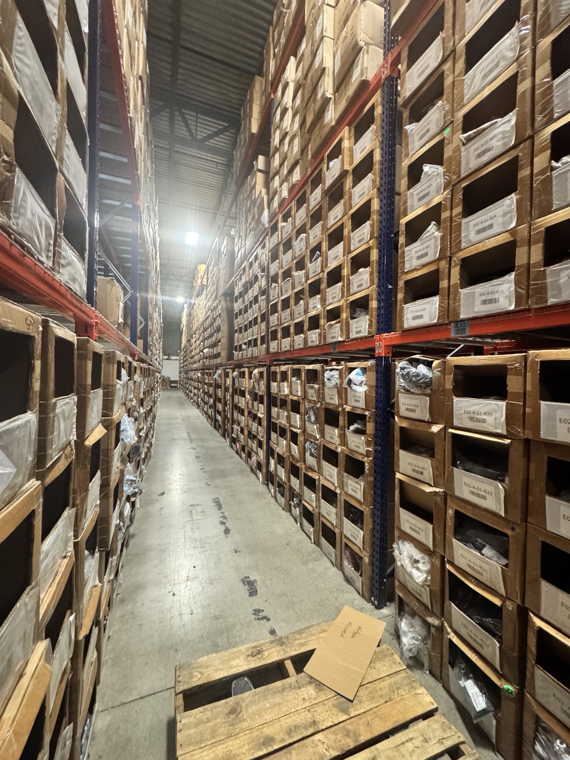 Southkey warehouse aisle